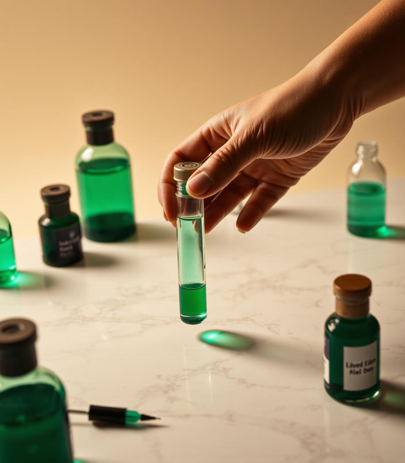 Elegant scientific research imagery